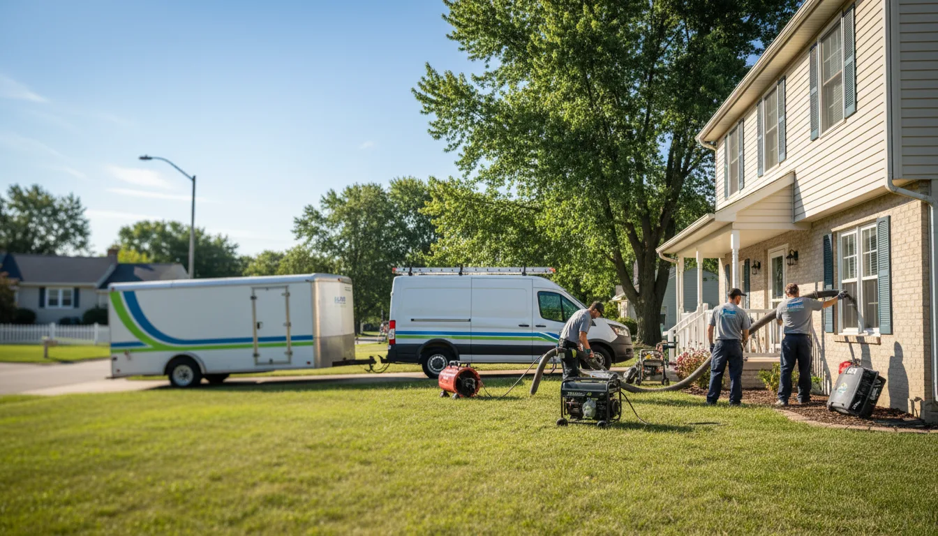 Flooded Basement Restoration And Cleanup With Repair in Beaverville, IL near me